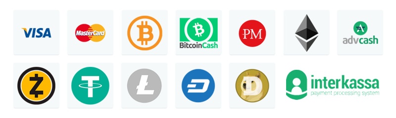 Способы платежа